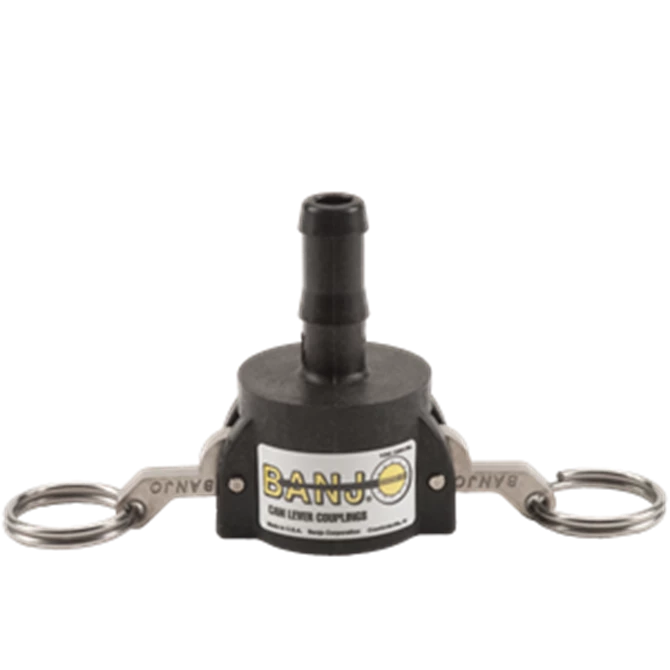BANJO CORPORATION 102 050C CAM LOCK; FEMALE X 1/2" HOSE BARB