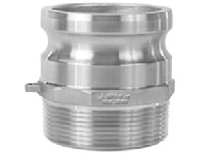 CAM LOCK; MALE X 1" MPT, 316 SS