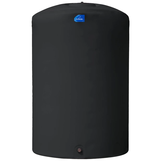 ACE ROTO-MOLD MFG INC 111 102V6250-BLACK *VERT TANK, 6,250 GAL, 16" LID - BLACK