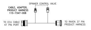 *CABLE; ADAPT. RCM 47PIN TO 37PIN
