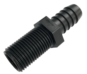 NOZZLE THREAD X BARB 3/8"
