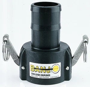 CAM LOCK; FEMALE X 1" HOSE BARB