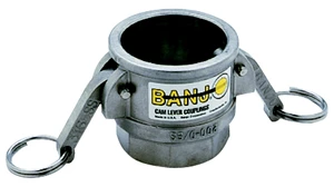 CAM LOCK; FEMALE X 2" FPT, 316 SS