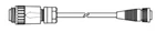 084 215101 JD 7PIN TO DJ SPEED CABLE