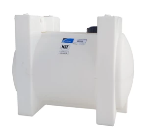 LEG TANK 70 GAL, STACKABLE, WHITE
