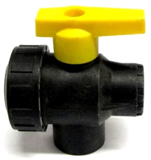 1/2" 3-WAY VALVE; POLY/EPDM