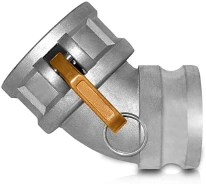 CAMLOCK, D X A 3" 45 DEGREE, ALUM.