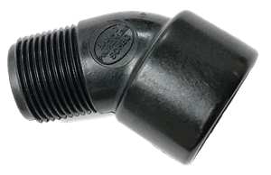 3/4" STREET ELBOW; 45 DEG, POLY