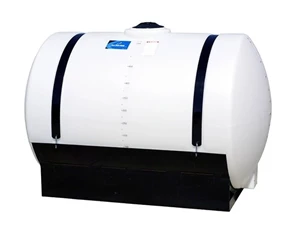 *HORIZ. TANK; 48" X 500 GAL, WHITE
