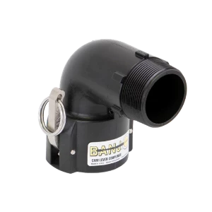 CAM LOCK; FEMALE X 2" MPT, 90 DEG