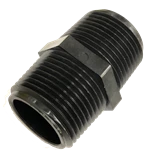 A & M INDUSTRIES 150 N025 POLY. NIPPLE, 1/4"