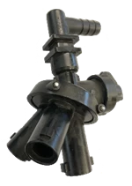 SPRAYING SYSTEMS CO. 097 QJL075T 3/4" TRIPLE BODY ELL