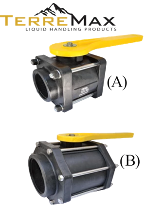 BALL VALVE, 2" STANDARD PORT, 4 BOLT