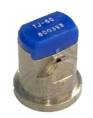TWINJET FLAT SPRAY TIP,SS;8003