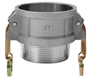 CAM LOCK, FEMALE X 2" MPT, ALUM