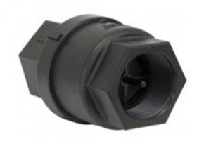 CHECK VALVE; 3/8" fpt, VITON, POLY  1/3#