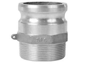CAM LOCK; MALE X 3" MPT, ALUM.