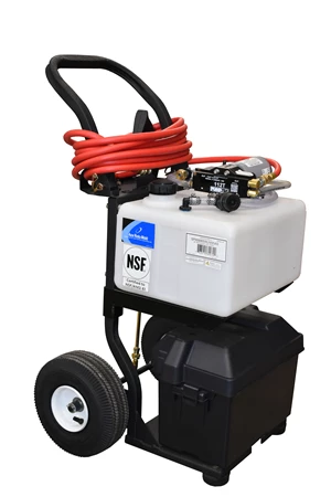 *12 VOLT 6 GAL FLY SPRAYER/CART