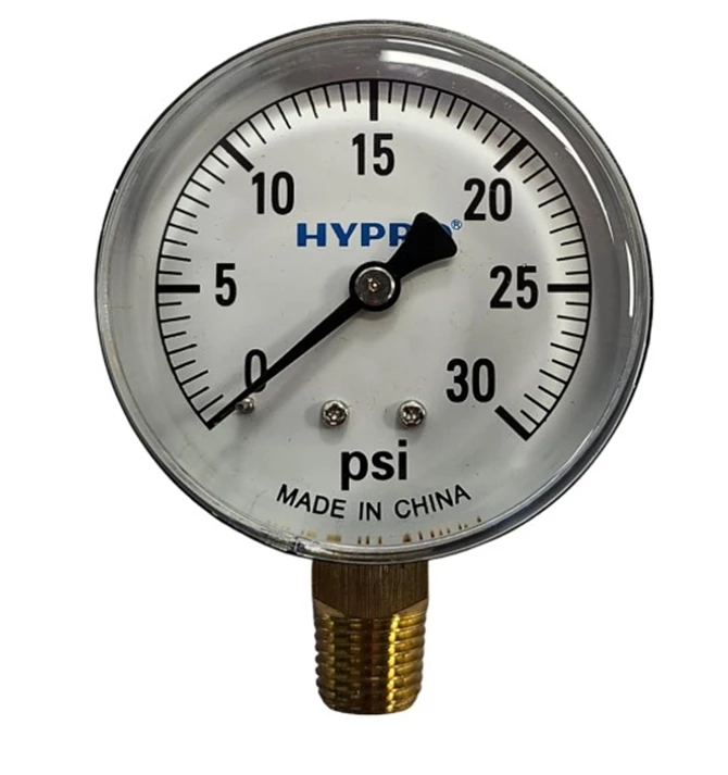 017 G030 PRESSURE GAUGE; 30# 2-1/2"