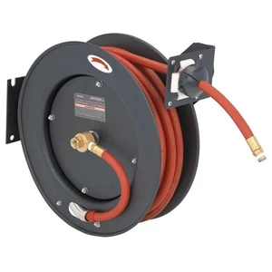 **RETRACT. HOSE REEL,3/8" X  50', STEEL