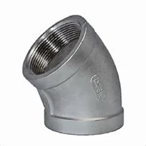 1-1/2" FPT 45 DEG ELBOW; SS