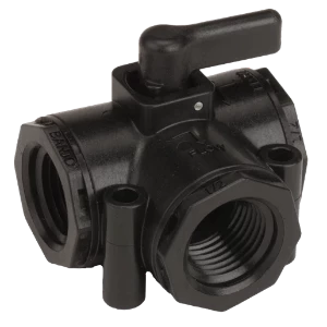 MICRO VALVE; 1/2" FPT, 3-WAY, VITON