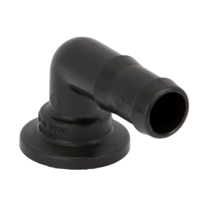 FLANGE; 1" X 1" BARB, 90 ELBOW