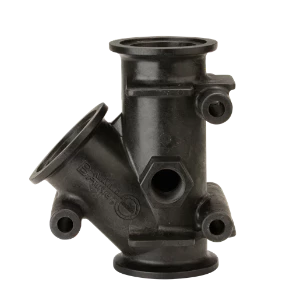 FLANGED 2" FP Y W/ 3/4" GAUGE PORT
