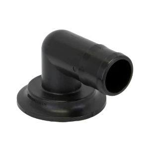 FLANGED BARB ELL; 3" X 2" BARB