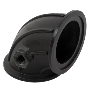 SWEEP 3" FLG X 3" FLG + 1/4" FPT