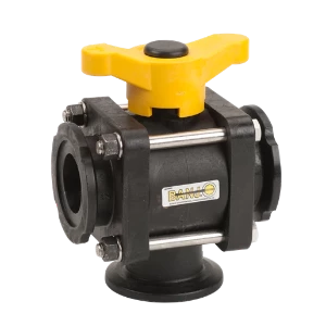 3-WAY BOTTOM LOAD FLG VALVE