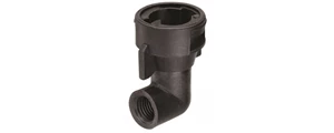 Q.J. CAP; 1/4" FPT X 90 DEGREE
