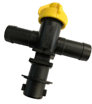 QJ NOZZLE TEE/DIAPH 3/4" 2PSI