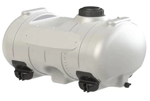 *40 GAL BLOW MOLDED TANK, WHITE