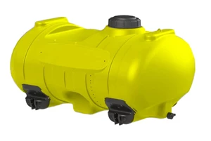 *40 GAL BLOW MOLDED TANK, YELLOW