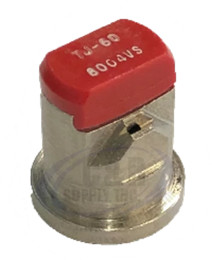 TWINJET FLAT SPRAY TIP,SS;8004