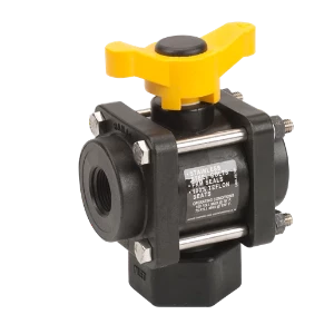 BALL VALVE, 3-WAY, 3/4"