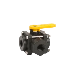 BALL VAVLE, 3/4", 3-WAY SIDE LOAD