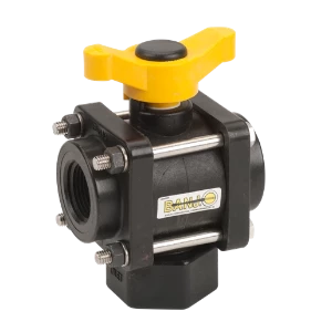 BALL VALVE, 3-WAY, 1" BOTTOM LOAD