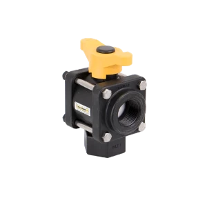 BALL VALVE, 3-WAY, 1-1/4"
