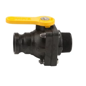 BALL VALVE, 2"MPT X MALE CAM